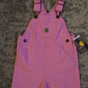 Carhartt Pink Girls Overalls 24m NWT
